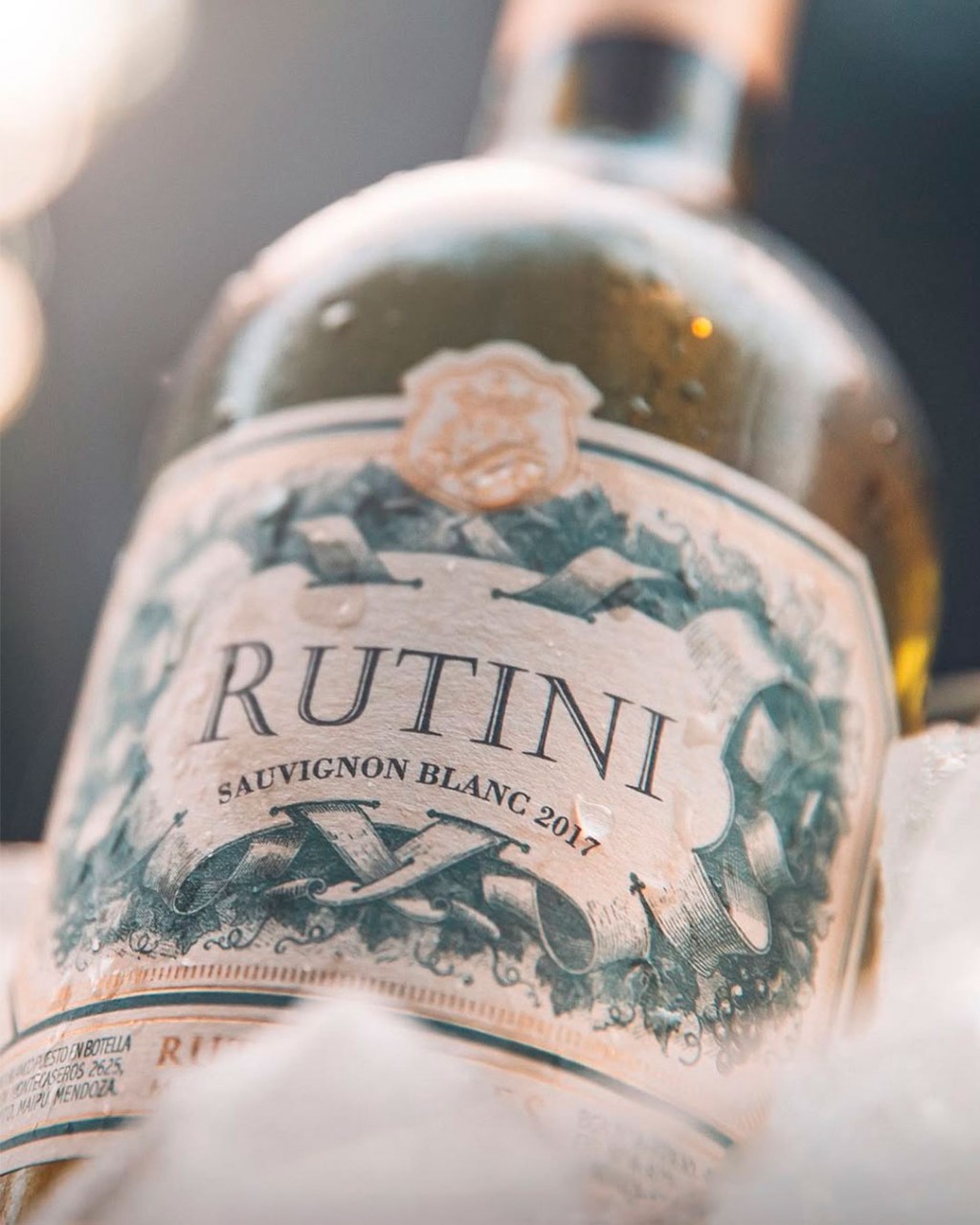Rutini Sauvignon Blanc em composição para review do vinho branco argentino de Mendoza