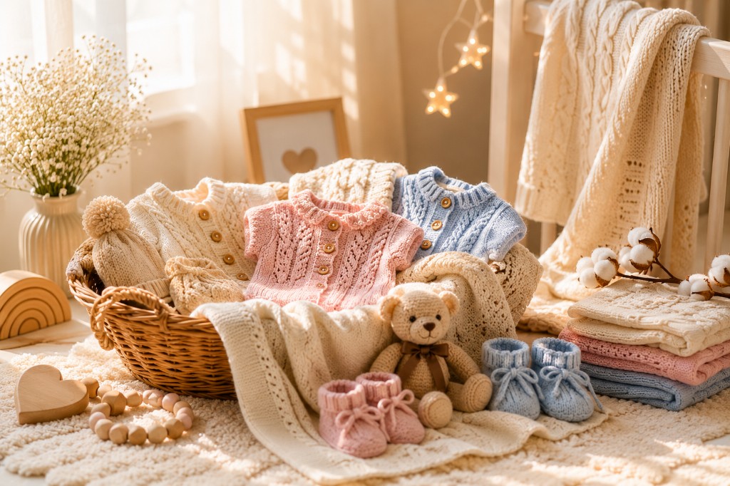 Roupinhas de tric&ocirc; para beb&ecirc; Gigi Bambini
