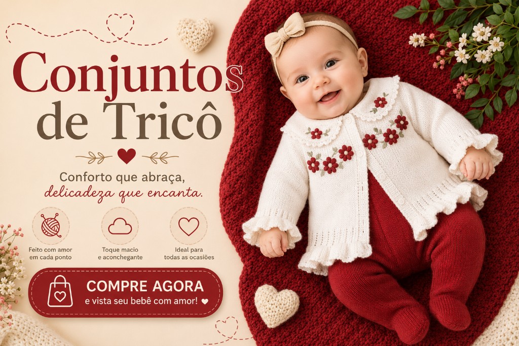 Conjunto de tric&ocirc; para beb&ecirc;