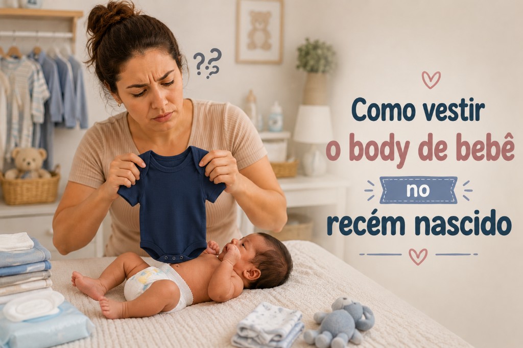 Como vestir body beb&ecirc;
