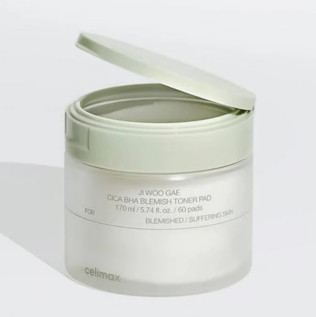 Celimax - Ji Woo Gae Cica Bha Blemish Toner Pad 60Pads