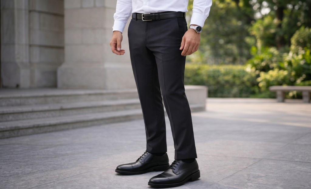 Zapatos modelo 222 de goma negro.