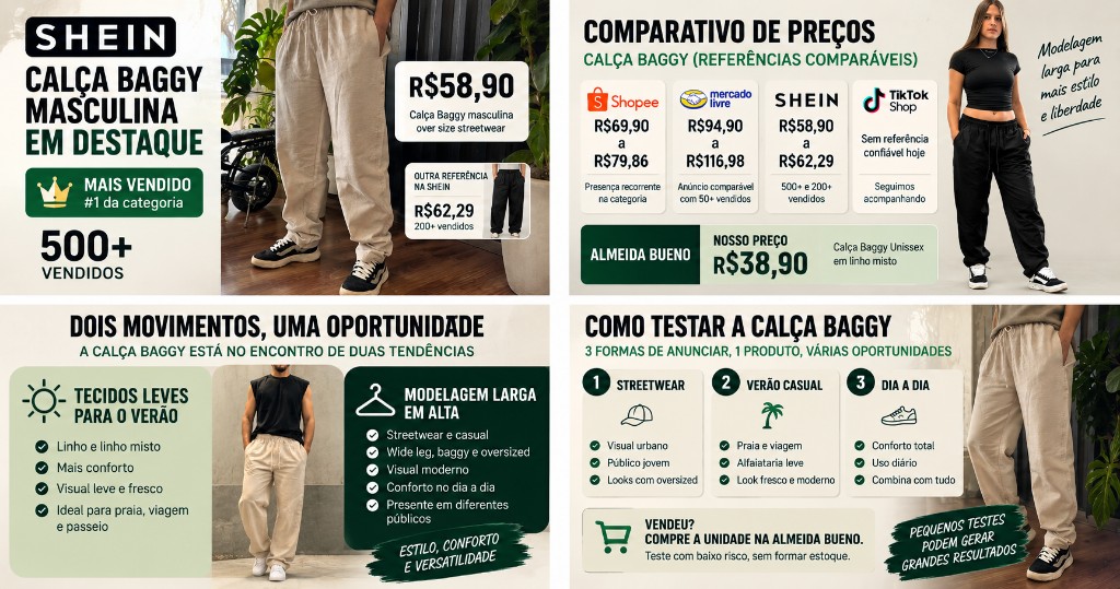  Baggy saiu do streetwear