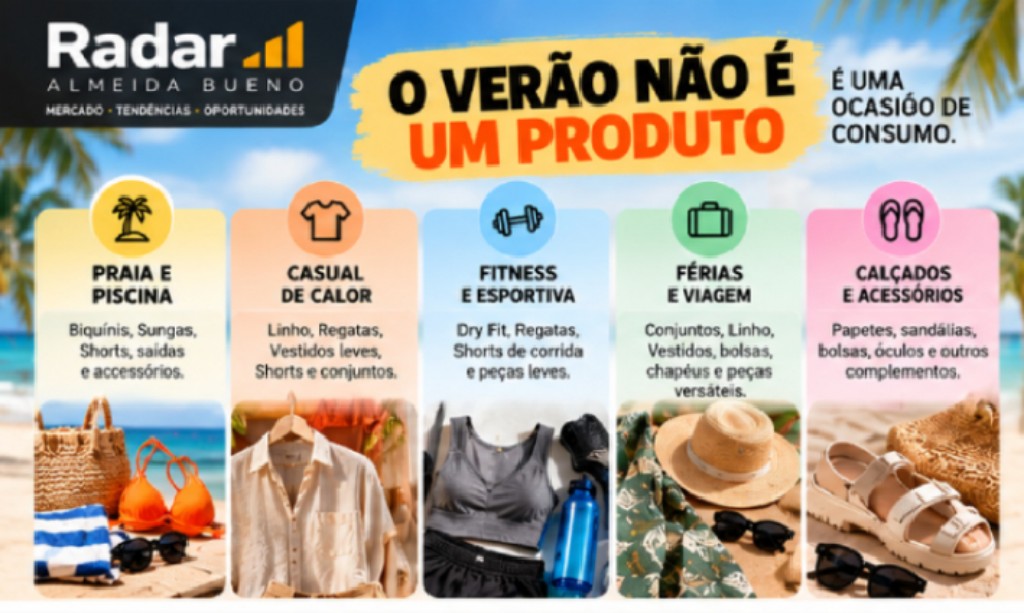O verão não é só de um produtod
