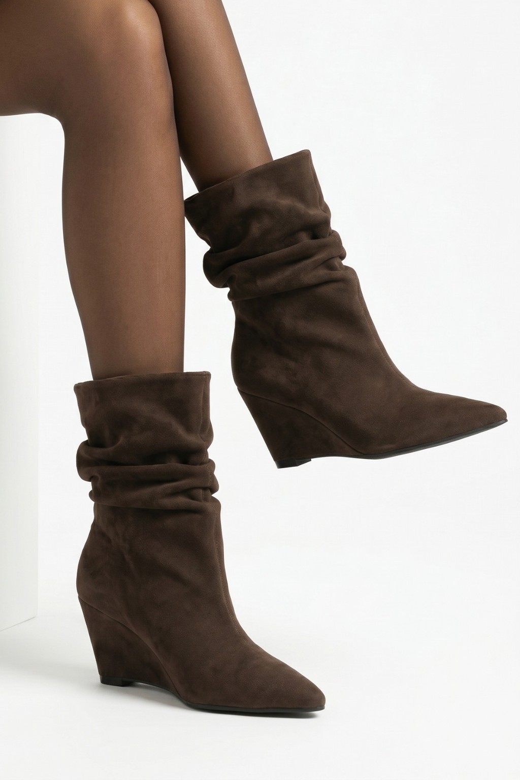 Bota Duda anabela marrom ETC. shoes