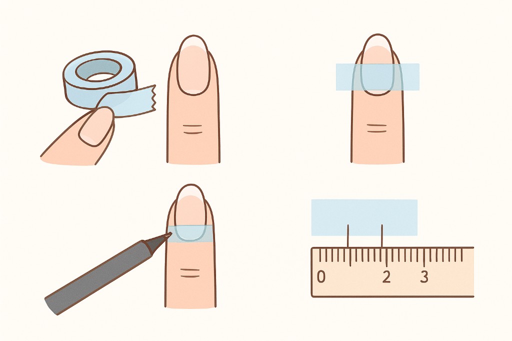 Passo a passo de como medir unhas naturais para usar unhas posticas