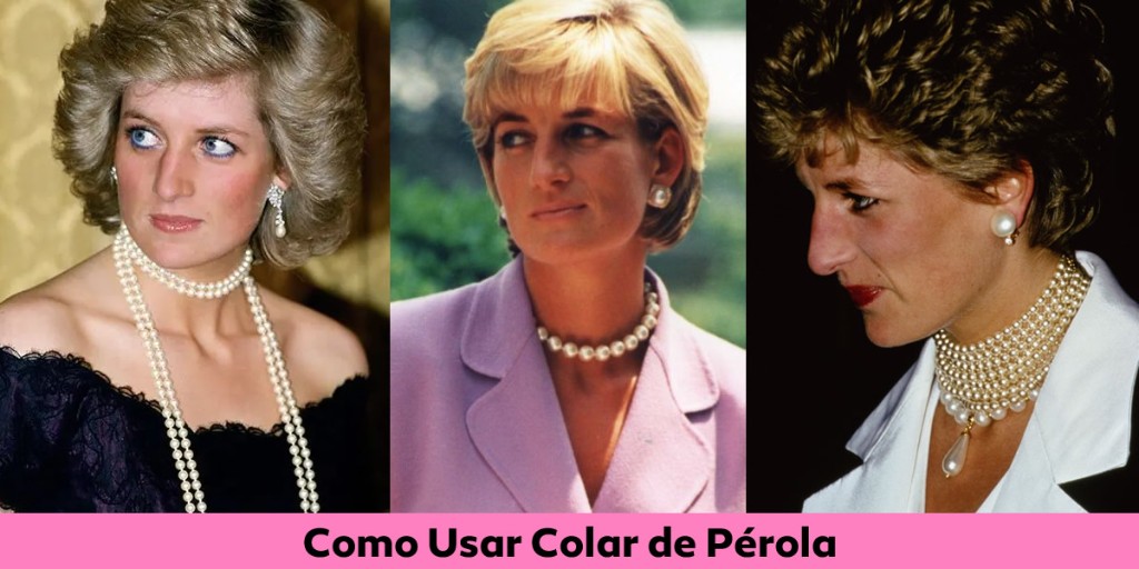 como usar colar de perola