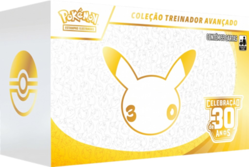 Cole&ccedil;&atilde;o Treinador Avan&ccedil;ado de Celebra&ccedil;&atilde;o de 30 Anos do Pok&eacute;mon Estampas Ilustradas