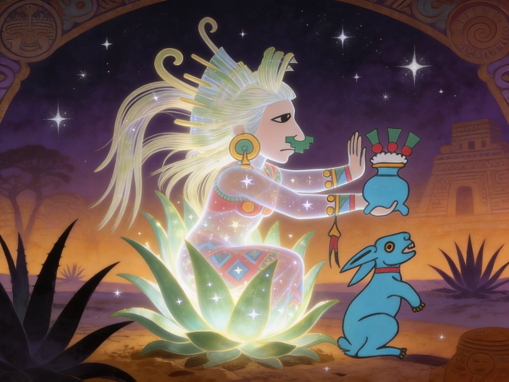 Mayahuel diosa del mezcal