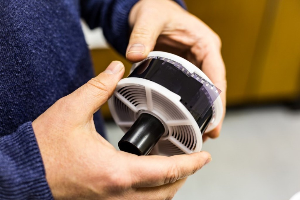 Carregando o Filme no Carretel