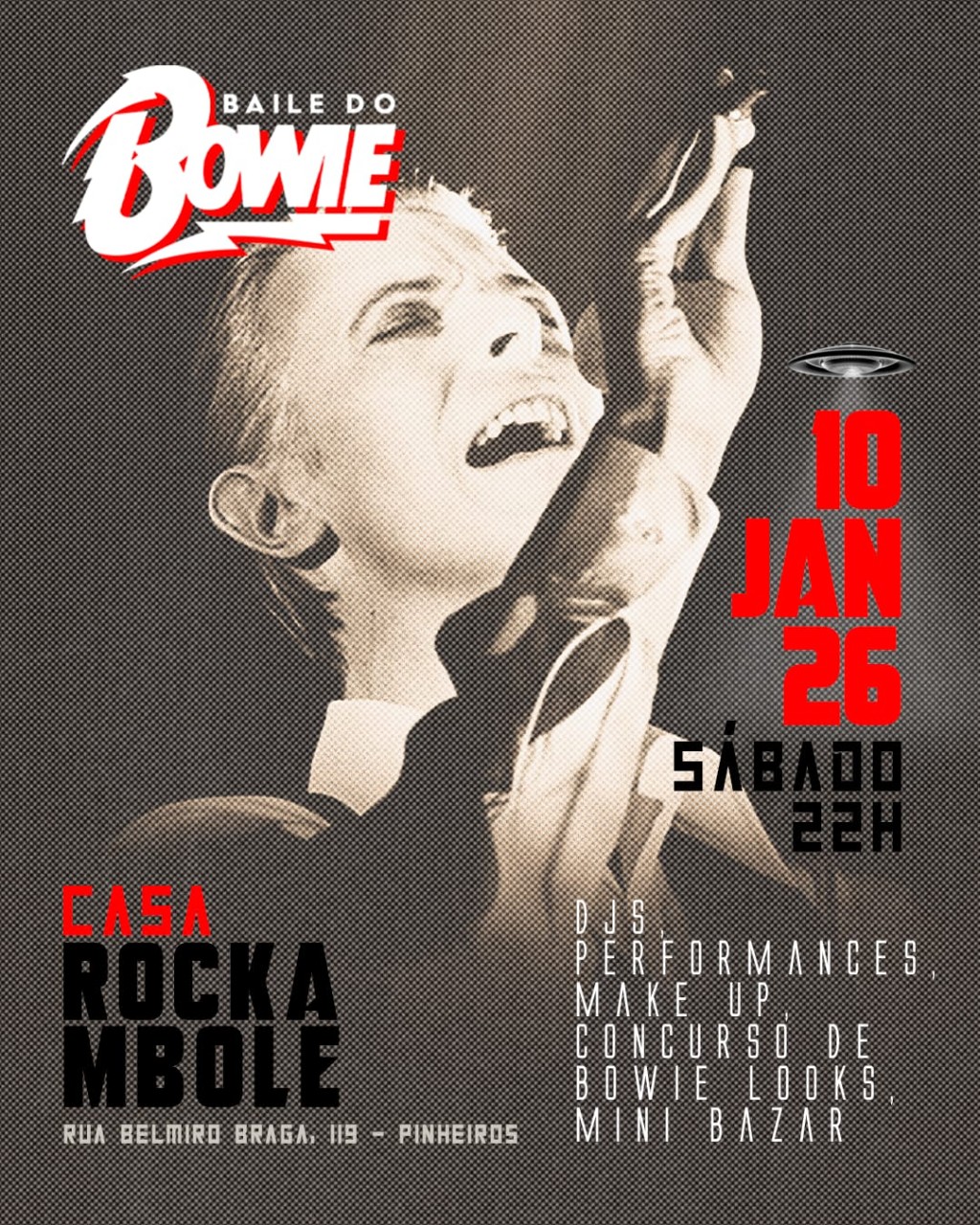 O Baile do Bowie 2026 celebra 79 anos de David Bowie, 10 anos de sua ...