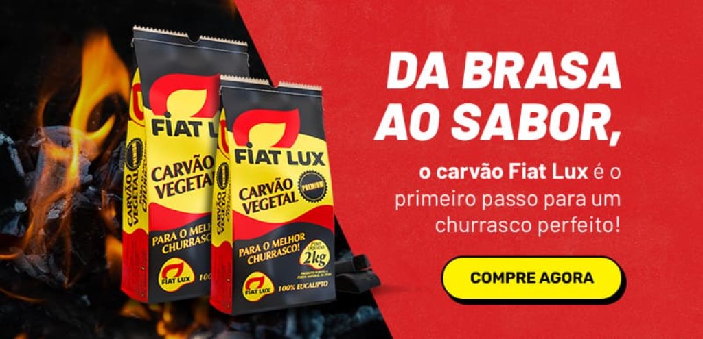 Da brasa ao sabor - Carvão Fiat Lux