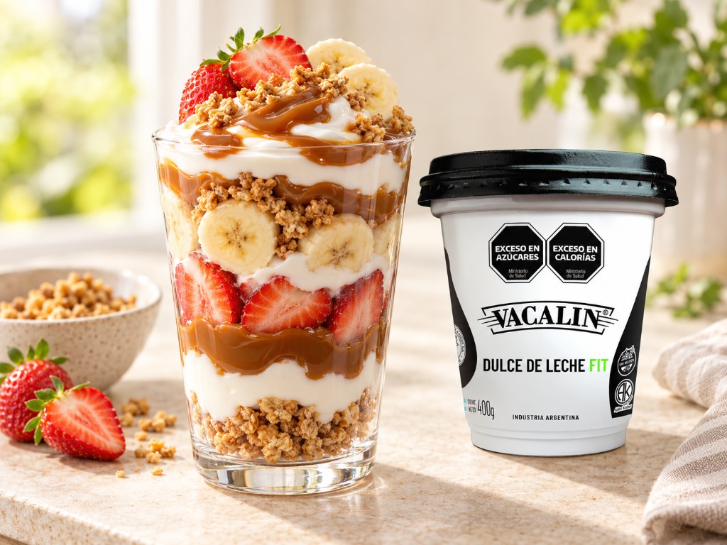 Parfait Fit de frutas y granola