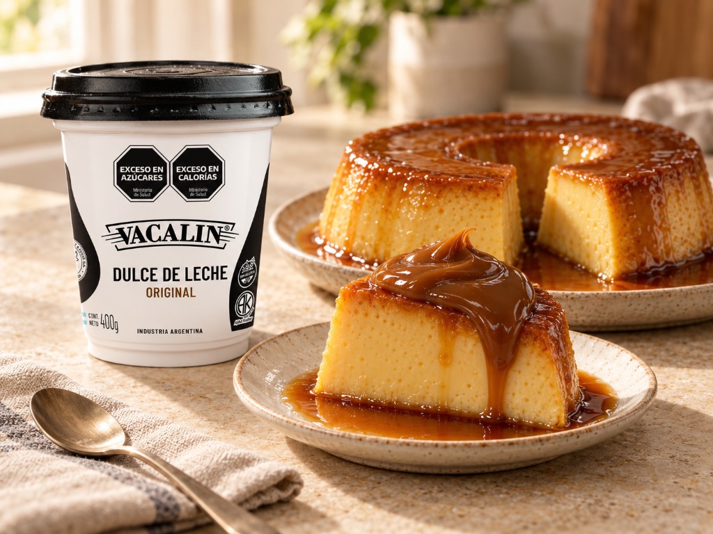 Flan casero con dulce (¡Sin gluten!)