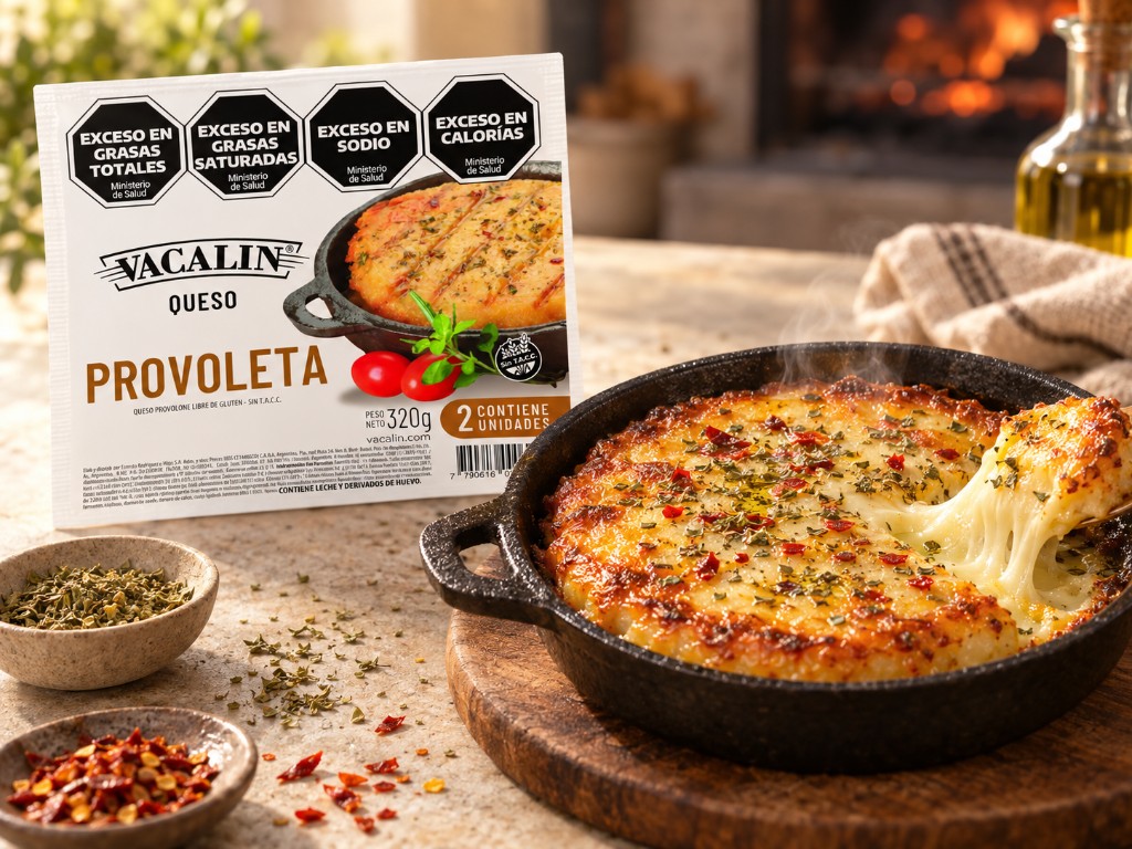Provoleta al horno (¡Sin gluten!)