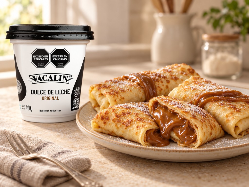 Blintzes con dulce de leche (¡Kosher!)