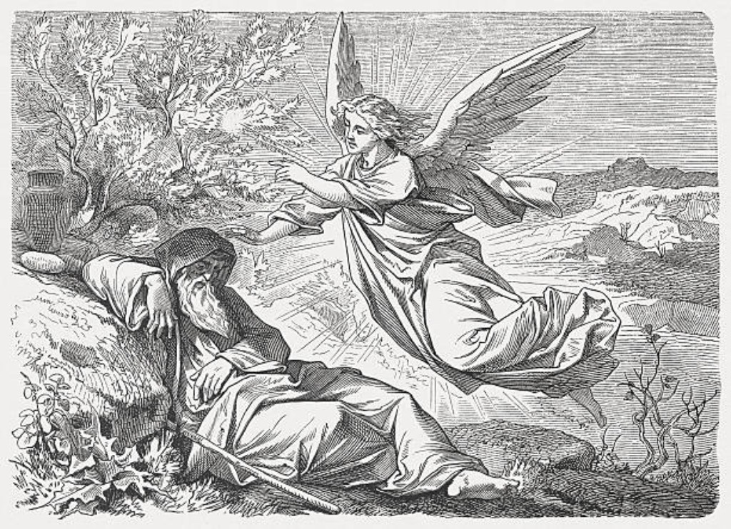 Profeta Elias no deserto