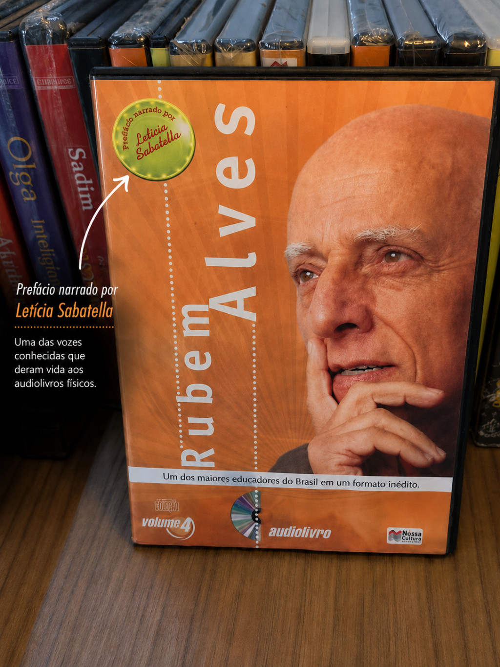 Detalhe pref&aacute;cio narrado por Let&iacute;cia Sabatella
