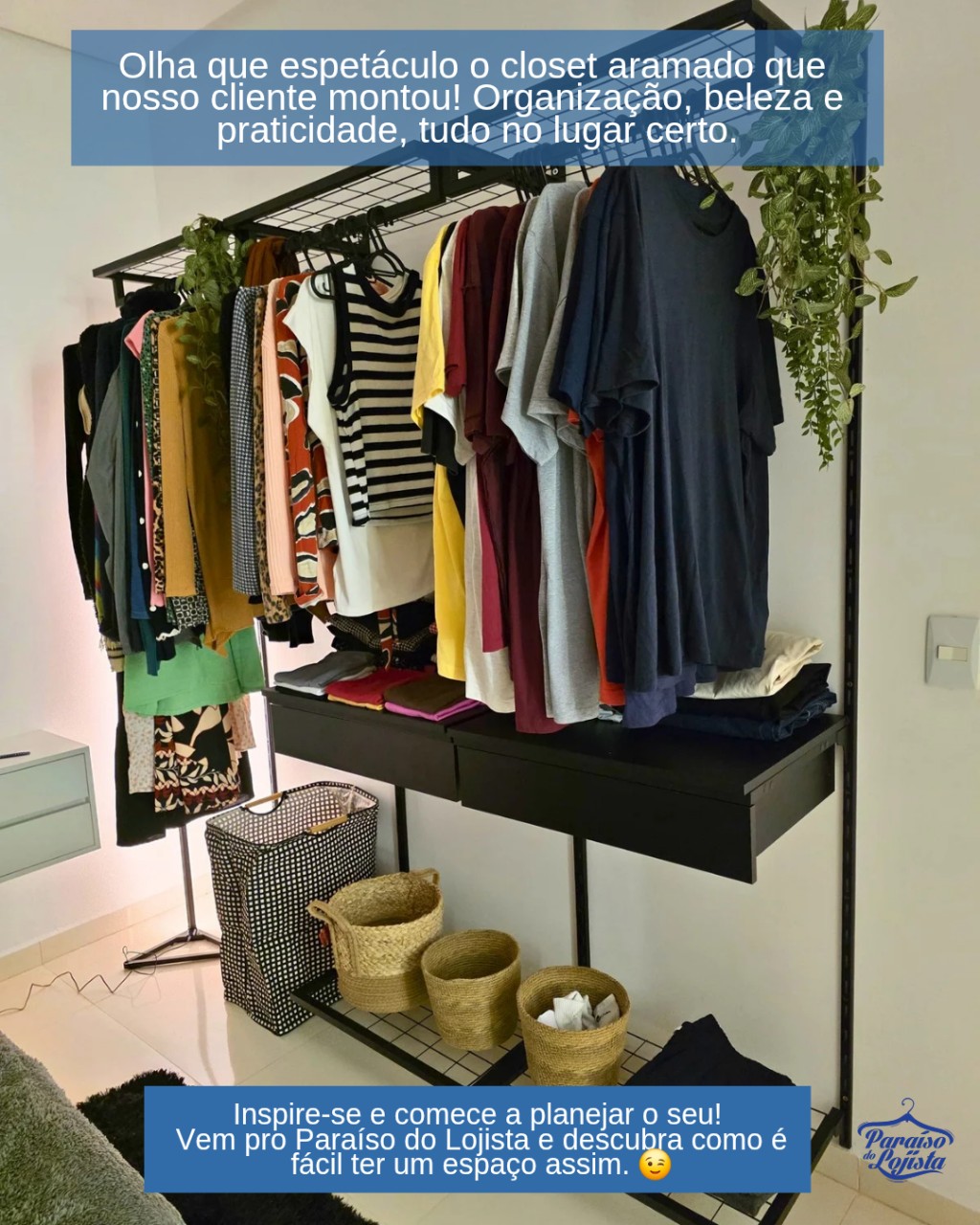 Closet Industrial Preto