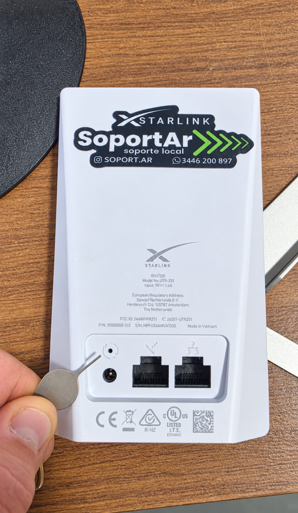 Cómo resetar a fábrica un Mesh WiFi de Starlink Mini X