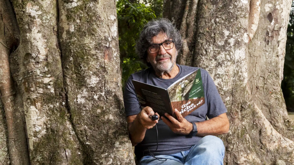 Fotógrafo Sergio Zalis, autor do livro 'Que Bicho Você Vê?' (./Divulgação) Leia mais em: https://veja.abril.com.br/coluna/veja-gente/o-fotografo-que-trocou-por-ora-celebridades-pelas-arvores/