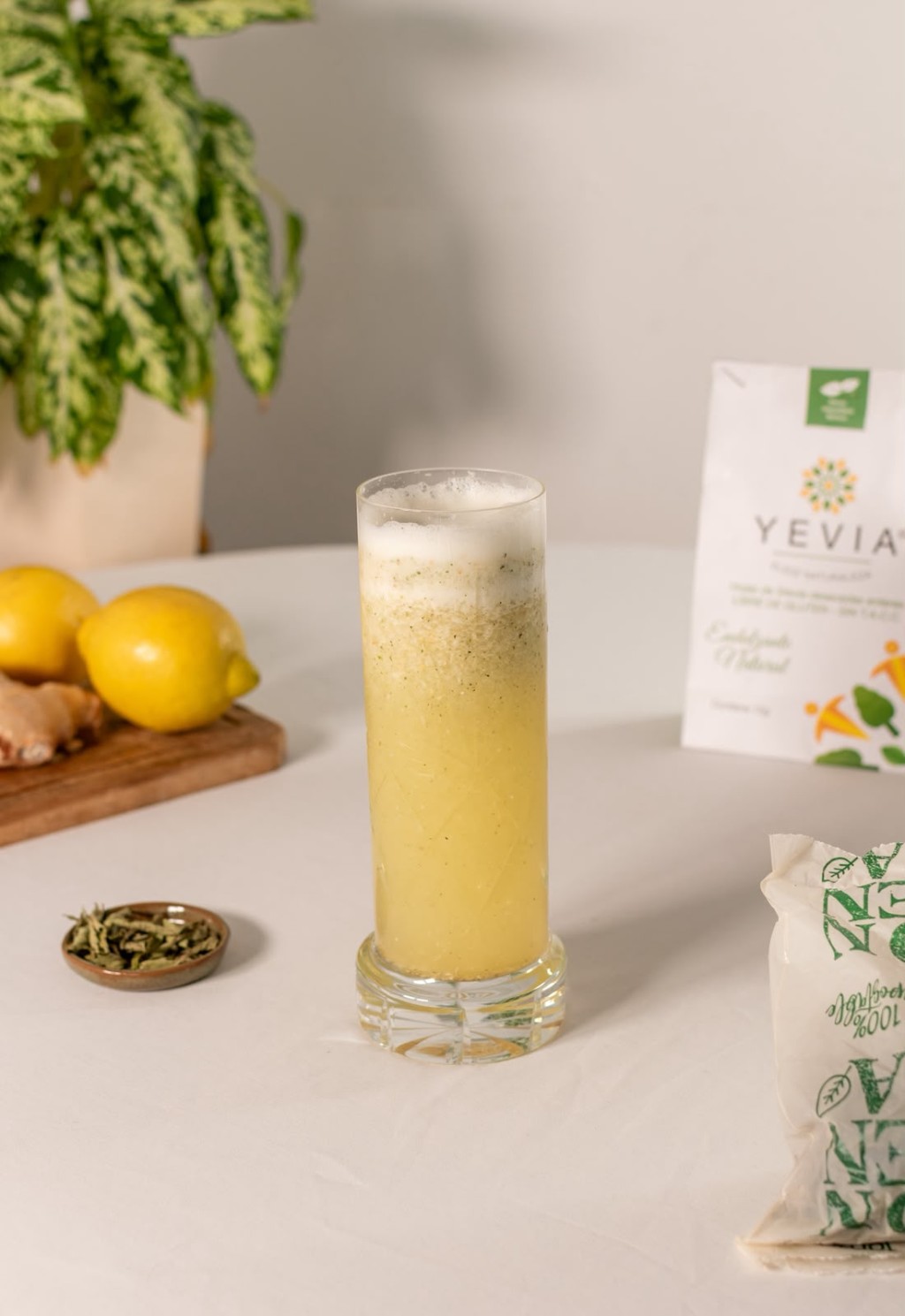 Limonada endulzada con stevia natural YEVIA