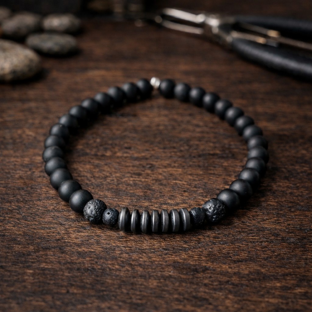 Pulsera de Piedras Elastizada