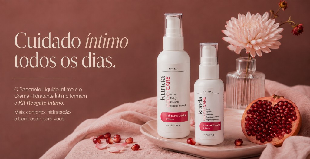 Kit resgate &iacute;ntimo Kunda Care