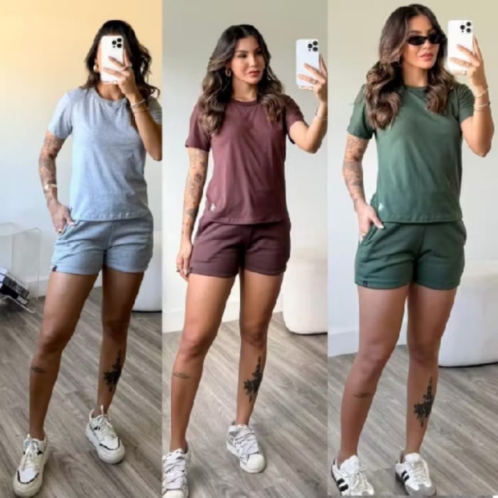 KIT 3 conjuntos moletinho R$ 129,90