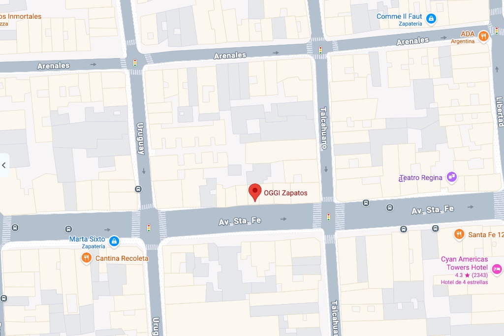 Mapa OGGI Recoleta