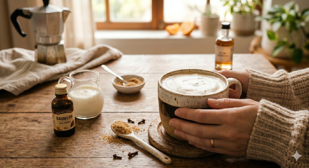 Caf&eacute; Irland&ecirc;s Adaptado (Irish Coffee Sem &Aacute;lcool)