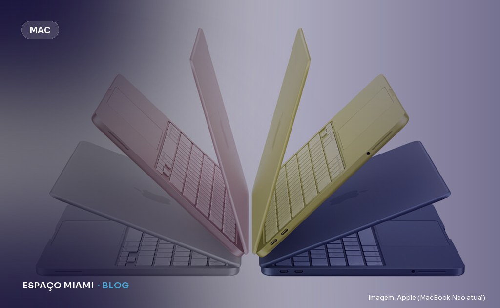 MacBook Neo 2: chip A19 Pro, mais memória e quando deve chegar