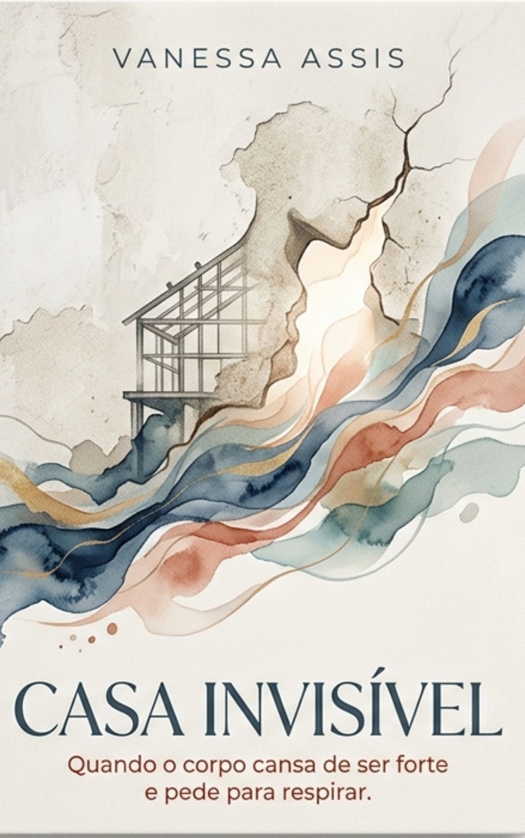Capa Livro Casa Invisivel - Vanessa Assis