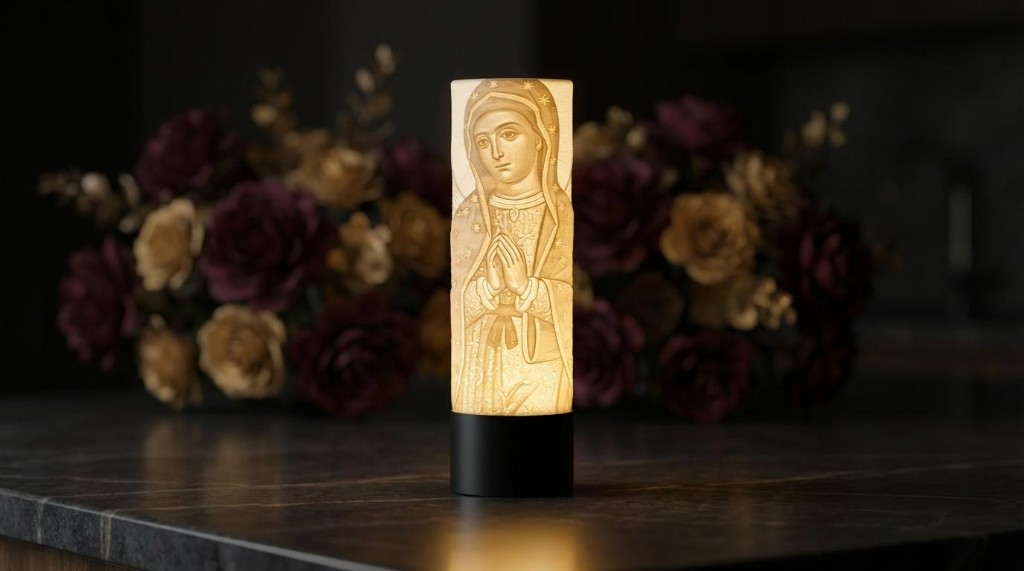 L&aacute;mpara Virgen de Guadalupe PFB3D