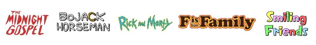 Logos de desenhos animados usados como inspira&ccedil;&atilde;o de mec&acirc;nica.