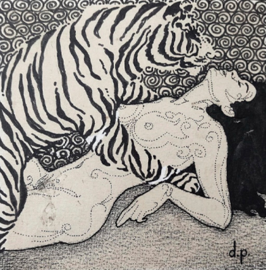 T&eacute;cnica Mista de Darcy Penteado - Acervo Lenach