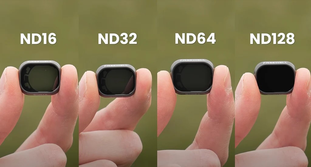 Filtros ND16 ND32 ND64 e ND128