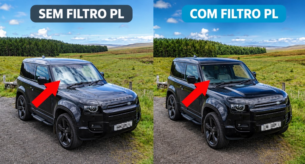 Comparativo filtro CPL 