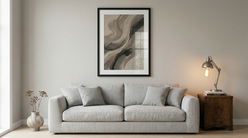 Proporci&oacute;n correcta del cuadro respecto al mueble