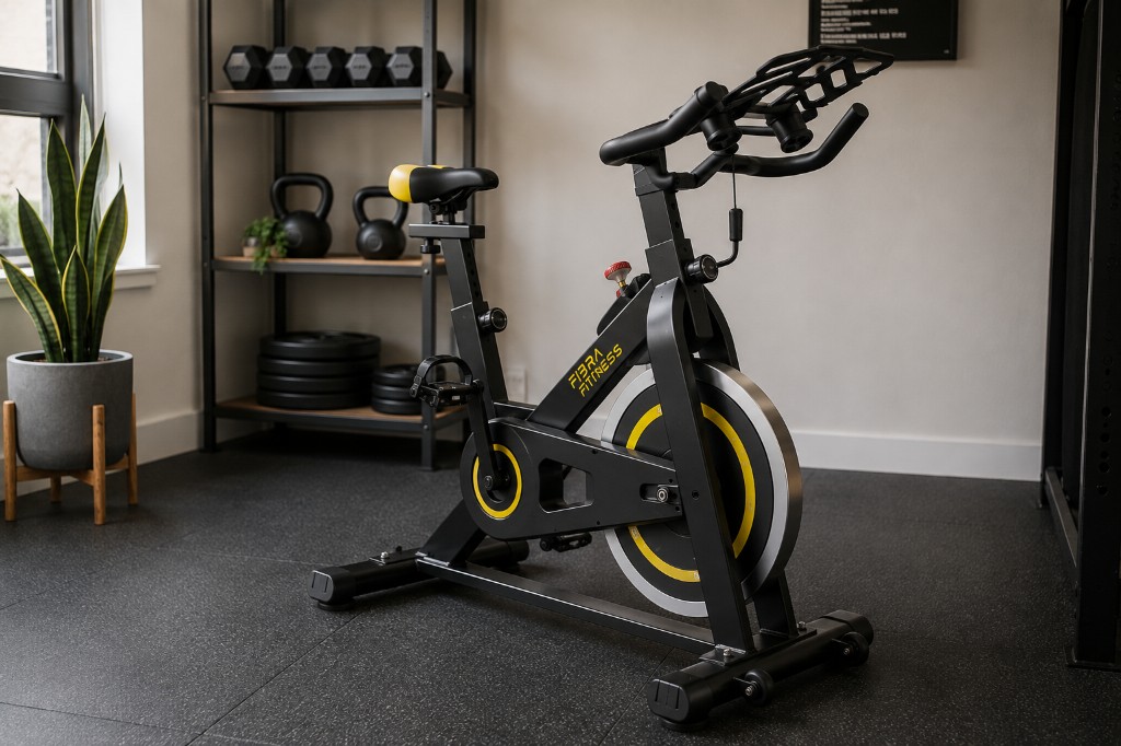 Bicicleta de spinning para entrenar cardio en casa