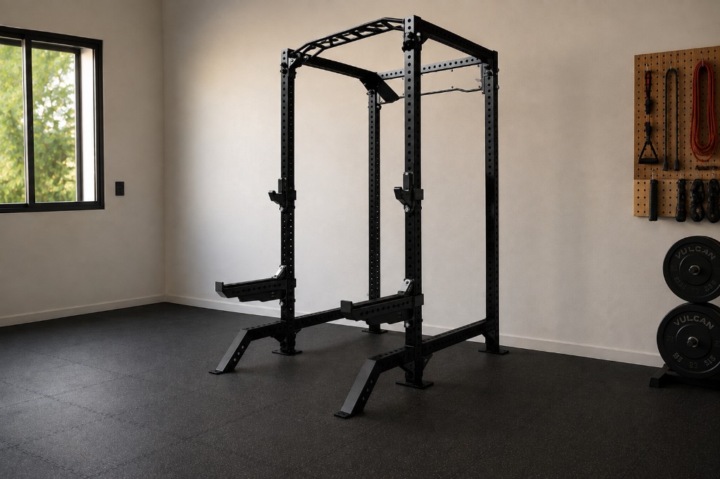 Espacio necesario para instalar un power rack en casa