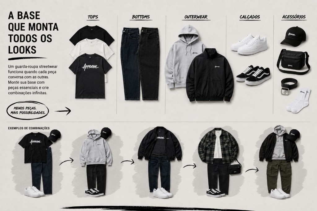 base para look streetwear