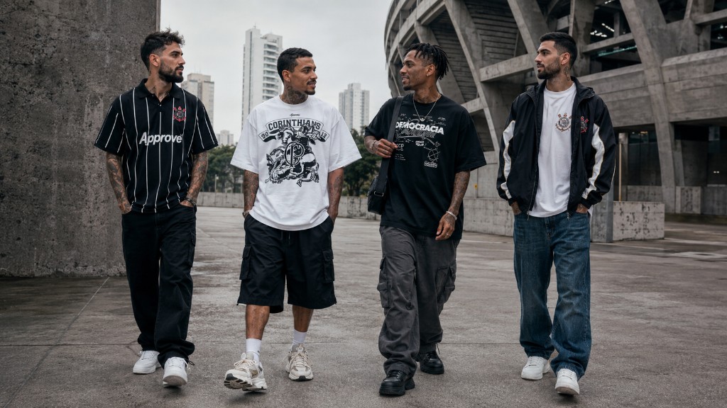 camiseta streetwear futebol