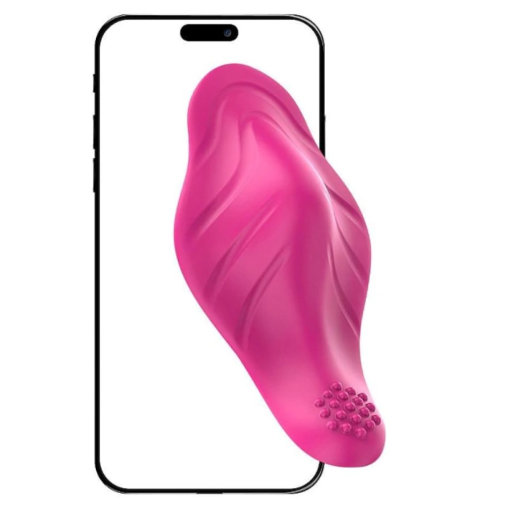 Vibrador de calcinha Butterfly controlado por aplicativo, discreto e confortável para prazer à distância
