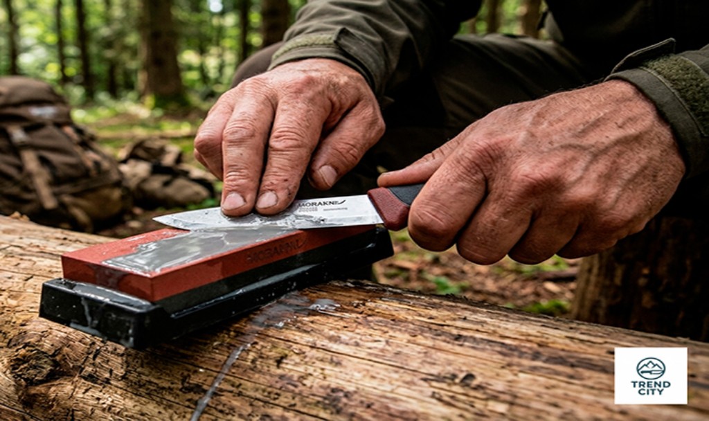 Piedra de afilar Morakniv &mdash; mantenimiento del filo Scandi en bushcraft