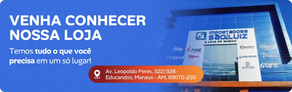 Venha conhecer a loja ISL Music em Manaus