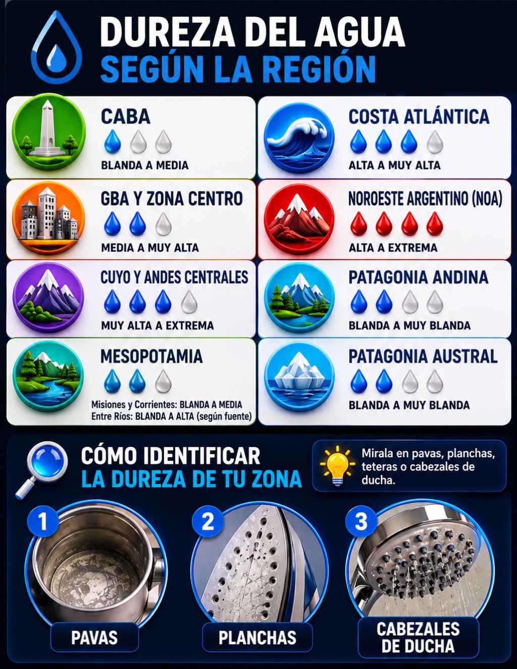 Mapa de Dureza del Agua