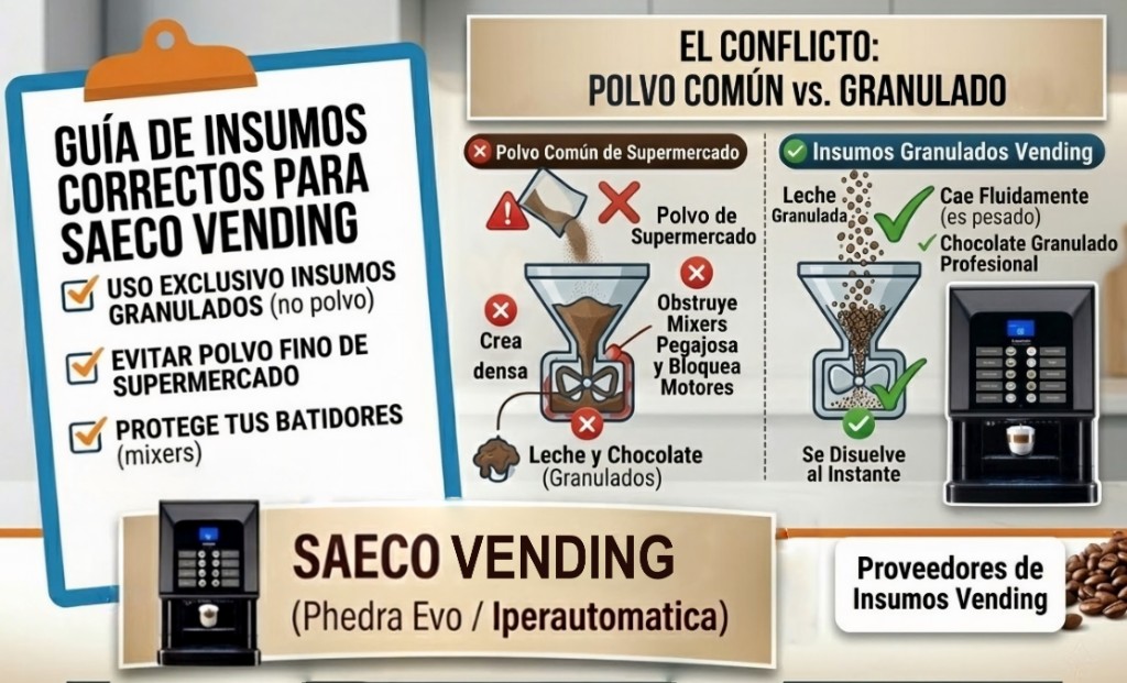 Café en Grano Natural para Vending