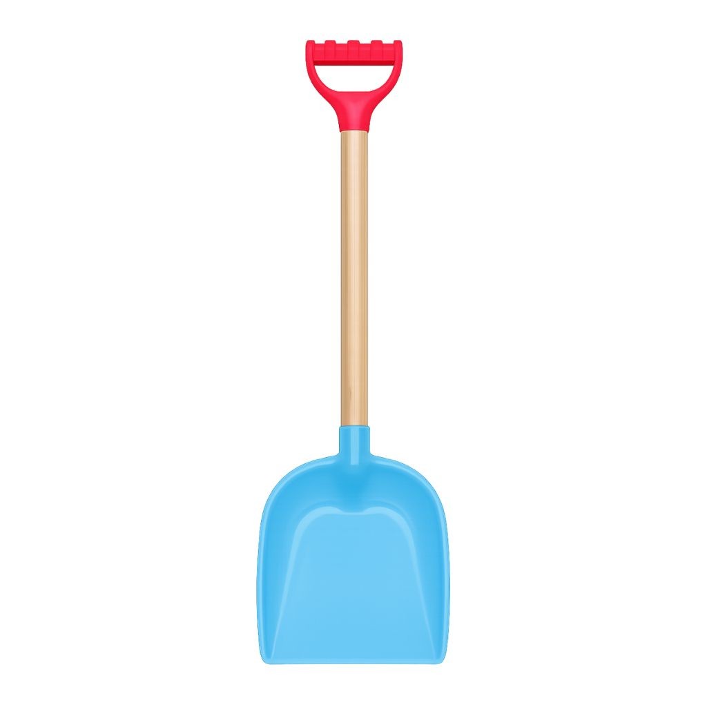 Pala de playa celeste