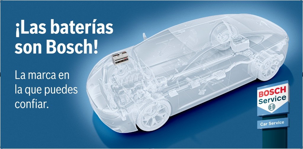 ¡Las baterías son Bosch!